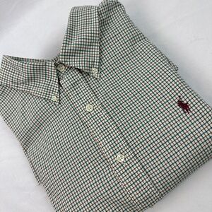 Ralph Lauren Plaid Oxford Button Down Shirt XL